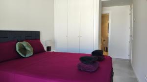 Postel nebo postele na pokoji v ubytování Beach Apartment Calafell Playa