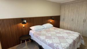Postel nebo postele na pokoji v ubytování Depto central, parking, moderno