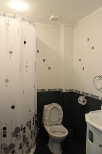 察雷沃的住宿－Stela Guest House，一间带卫生间和水槽的浴室