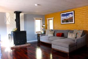 A seating area at The Three Keys duplex