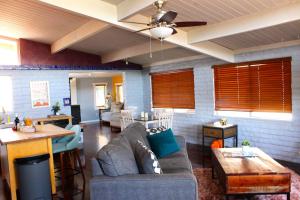A seating area at The Three Keys duplex