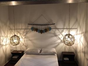 Ein Bett oder Betten in einem Zimmer der Unterkunft Rustico Hostel Barichara