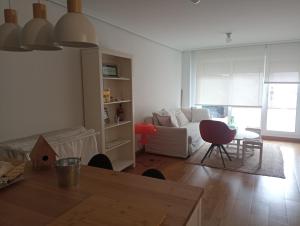 Posezení v ubytování Apartamento con terraza