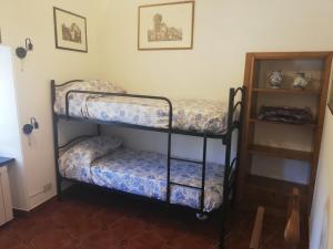 A bed or beds in a room at A ca' du Risso - Appartamento - Sea & outdoor for families, bikers and climbers