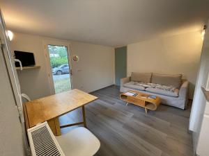 Televizorius ir (arba) pramogų centras apgyvendinimo įstaigoje Appartements Barcelonnette