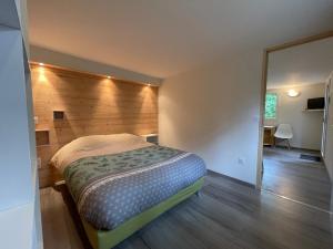 Lova arba lovos apgyvendinimo įstaigoje Appartements Barcelonnette