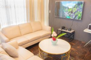 TV a/nebo společenská místnost v ubytování Vitasolo Hometel & Suite