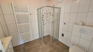 Ein Badezimmer in der Unterkunft APARTMENTS KREMSTAL