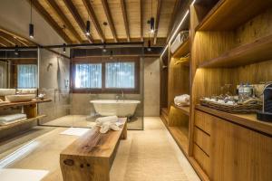 Kuchyň nebo kuchyňský kout v ubytování Hotel Toriba