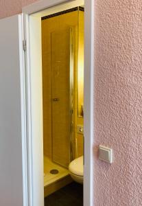 Koupelna v ubytování Hotel Germania