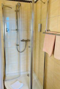 Koupelna v ubytování Hotel Germania