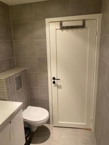 Koupelna v ubytování Rom # 2 Appartmenthotell Oslo Adress Isabels vei 16