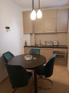 Η κουζίνα ή μικρή κουζίνα στο Sky lux apartment Vracar