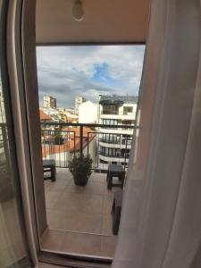 Μπαλκόνι ή βεράντα στο Sky lux apartment Vracar