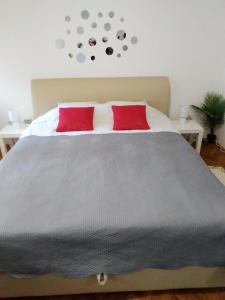Postel nebo postele na pokoji v ubytování Astra apartman