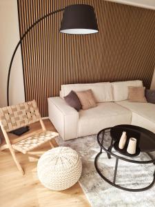 Χώρος καθιστικού στο STAYTONA Klima Balkon 2-Arbeitsplätze nahe FFM