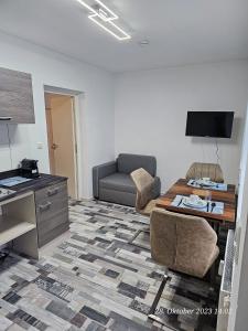 Μια τηλεόραση ή/και κέντρο ψυχαγωγίας στο Apartment am Stadion