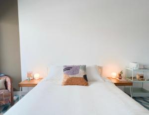 Postel nebo postele na pokoji v ubytování Maison Boheme - La Manzana Panama