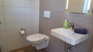 Koupelna v ubytování Ferienhaus Kari