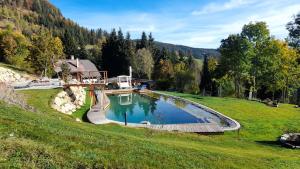 Bazén v ubytování Ferienhaus Pliescherhof nebo v jeho okolí