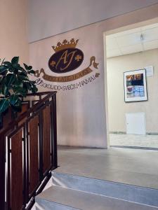 Certifikát, hodnocení, plakát nebo jiný dokument vystavený v ubytování AJ Chocolate Vilnius