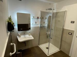 Koupelna v ubytování B&B La Villa Cittanova