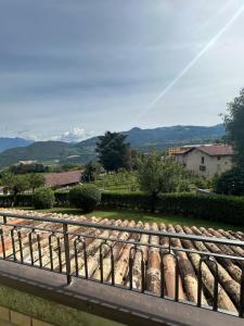 a view from the balcony of a house at CA' EDDA APPARTAMENTO ANNA in Brentonico
