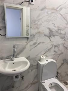 Koupelna v ubytování hotel yenikapı