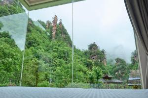 山景或在山林小屋看到的山景