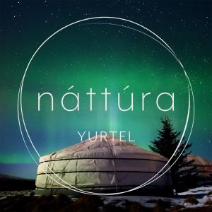 a sign that reads national yurt under the stars at Náttúra Yurtel in Haukadalur