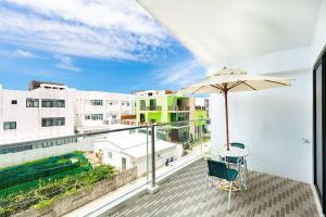 Balkón nebo terasa v ubytování 野居海景渡假民宿Simple Life Home Stay