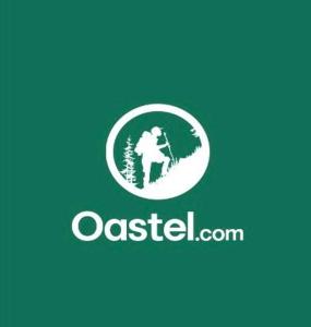 a logo for a retailer of oakled at Oastel coLiving in Tanah Rata