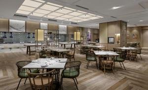Restaurace v ubytování Hyatt Place Johor Bahru Paradigm Mall