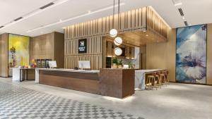 Kuchyň nebo kuchyňský kout v ubytování Hyatt Place Johor Bahru Paradigm Mall