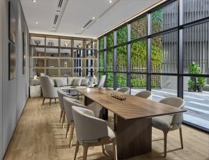 Posezení v ubytování Hyatt Place Johor Bahru Paradigm Mall