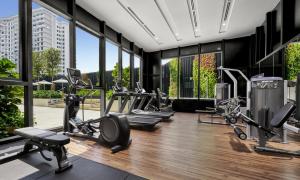 Fitness centrum a/nebo fitness zařízení v ubytování Hyatt Place Johor Bahru Paradigm Mall