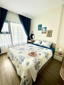 Ένα ή περισσότερα κρεβάτια σε δωμάτιο στο Homestay Smart - Vinhomes Tu Liem Ha Noi +100 φωτογραφίες