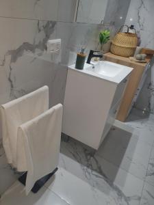 Kúpeľňa v ubytovaní Las cerezas