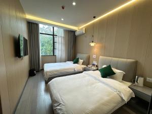 不晚民宿(天府国际机场店)客房内的一张或多张床位