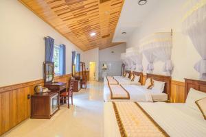 Posezení v ubytování Dieu Thong Hotel