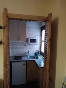 Kuchyňa alebo kuchynka v ubytovaní Céntrico estudio en Granada