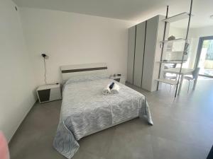 Ένα ή περισσότερα κρεβάτια σε δωμάτιο στο L'angolo di Anna