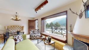 Posezení v ubytování Parnassos Chalets