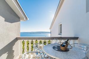 Balkón nebo terasa v ubytování Apartment in Crikvenica with sea view, balcony, air conditioning, WiFi 3492-9