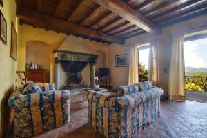 TV a/nebo společenská místnost v ubytování Villa Chiara - Homelike Villas