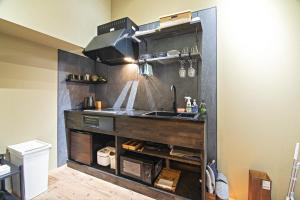 a kitchen with a sink and a counter at Kyoto - House - Vacation STAY 13904 in Kyoto
