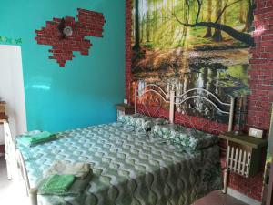 Letto o letti in una camera di Il Nido Magico Incanto e magia nel borgo antico