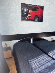 Letto o letti in una camera di Autopapa