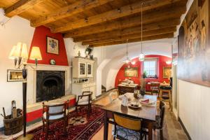 Posezení v ubytování B&B Corte del Mincio
