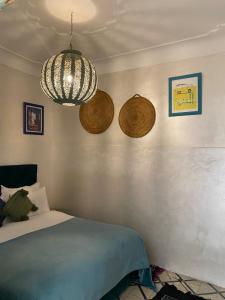 Letto o letti in una camera di Riad Green Vines